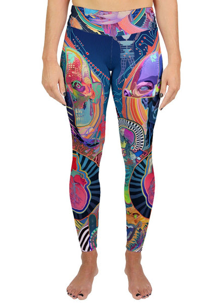 I Robot Active Leggings | Android Jones X Vision Lab | Visionary Art ...