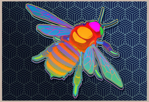 Chroma Bee Poster