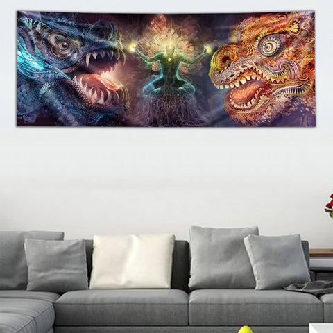 Harmony of Dragons Tapestry