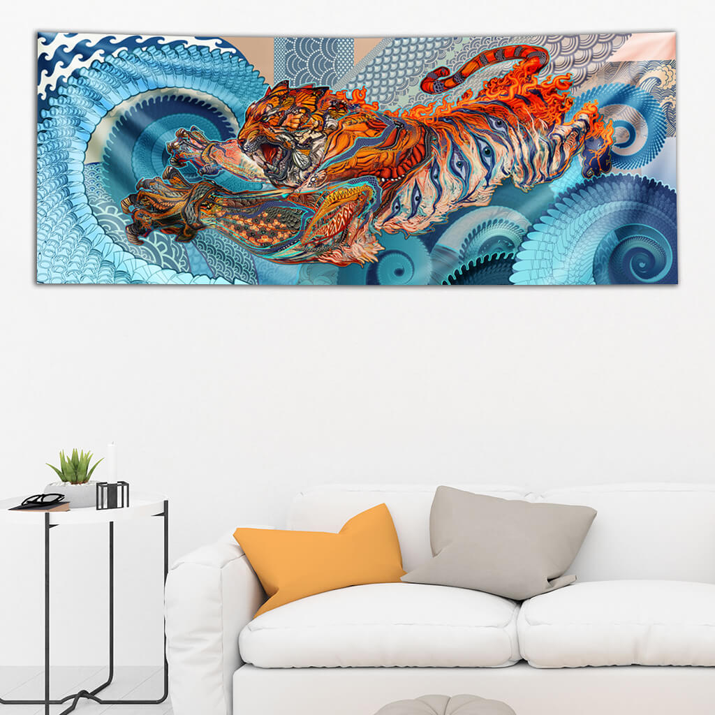 TIGER SWALLOW TAIL TAPESTRY